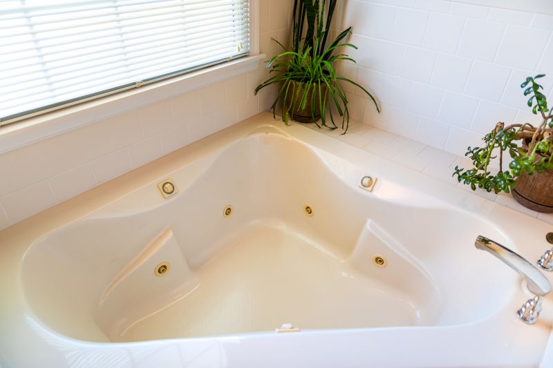Corner Drop-In Bathtub